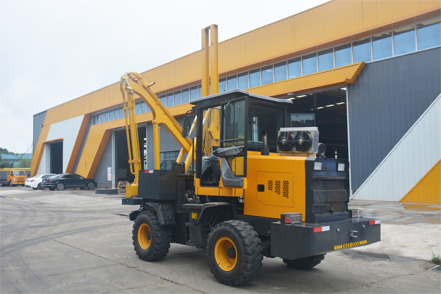 装载机护栏打桩机